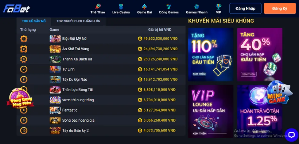 Chương trình hoàn trả không giới hạn